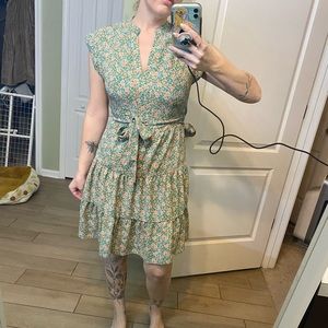 monteau los angeles floral dress